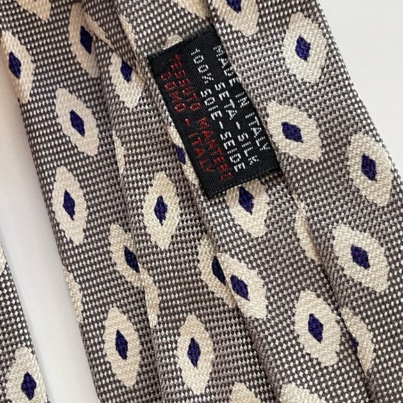 Gianfranco Ferré Pre-Owned - Ferré logo-embroidered tie - men - Silk - One Size - Picture 2 of 3